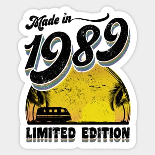 Made in 1989 Limited Edition Sticker